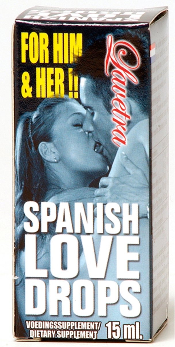 Капельки для разогрева для двоих Cobeco Spanish Lovedrops Lavetra, 15 мл