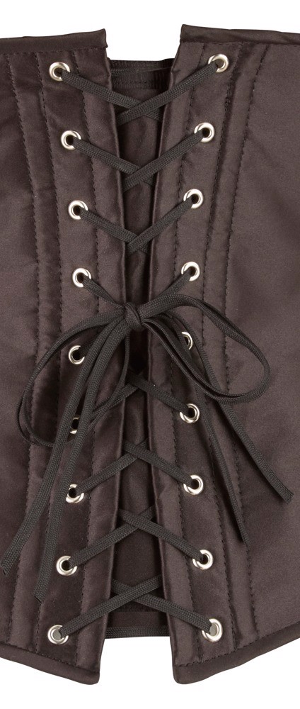 Корсет Cottelli Collection з відкритою зоною декольте, чорний, 4XL