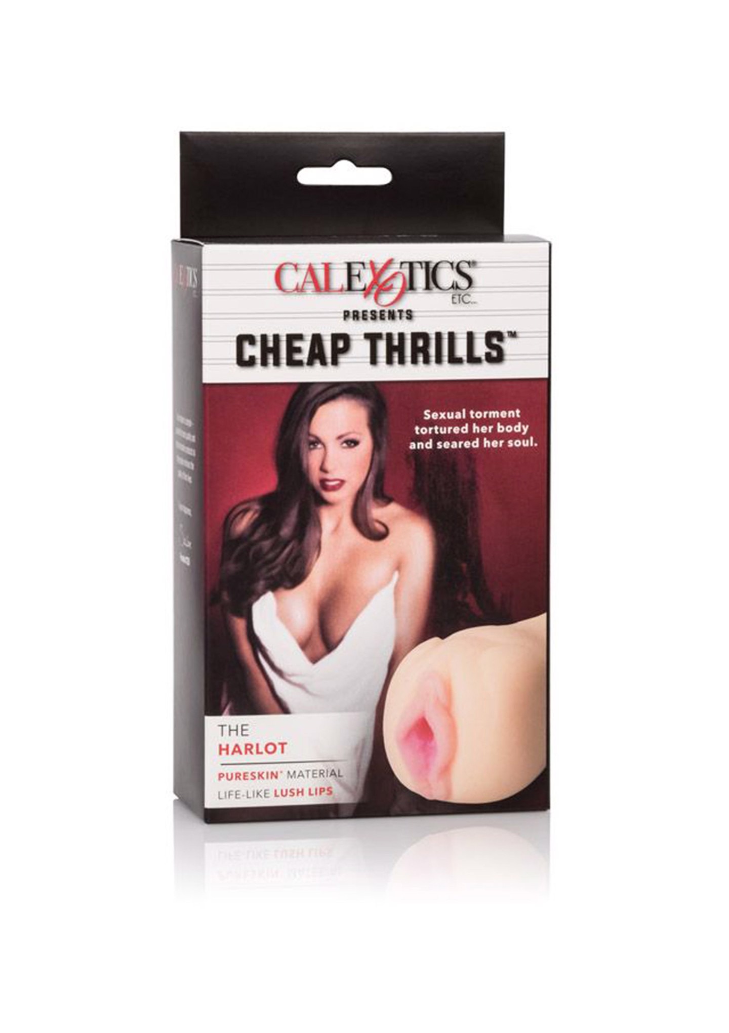 Мастурбатор Вагина реалистичный CalExotics Cheap Thrills The Harlot, бежевый