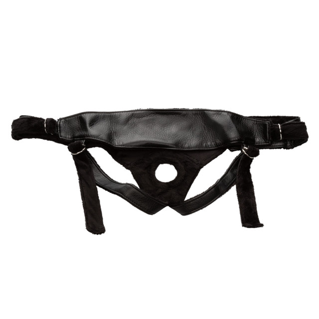 Трусики для страпону Universal Love Rider Platinum Harness, шкірозамінник, чорні