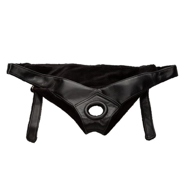Трусики для страпону Universal Love Rider Platinum Harness, шкірозамінник, чорні