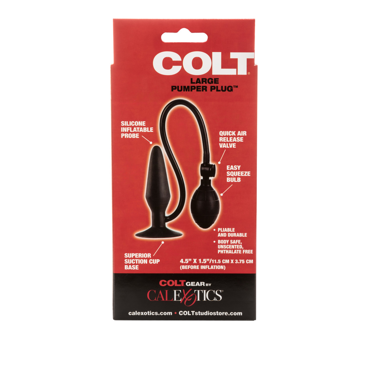 Анальна пробка з накачуванням COLT Large Pumper Plug