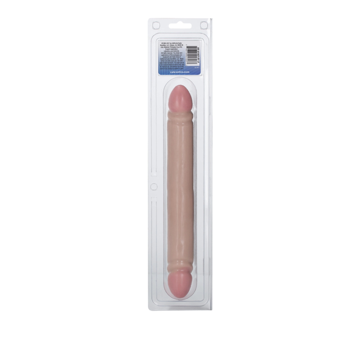 Двойной фалоимитатор California Exotic Novelties Smooth Double Dong Blackjack 12