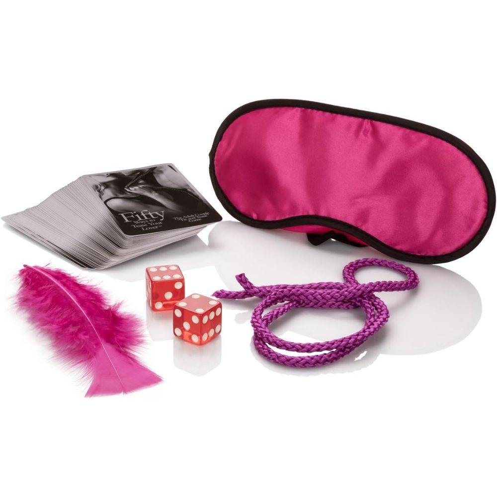 Гра для пар, набір CalExotics Fifty Ways To Tease Your Love, 6 предметів