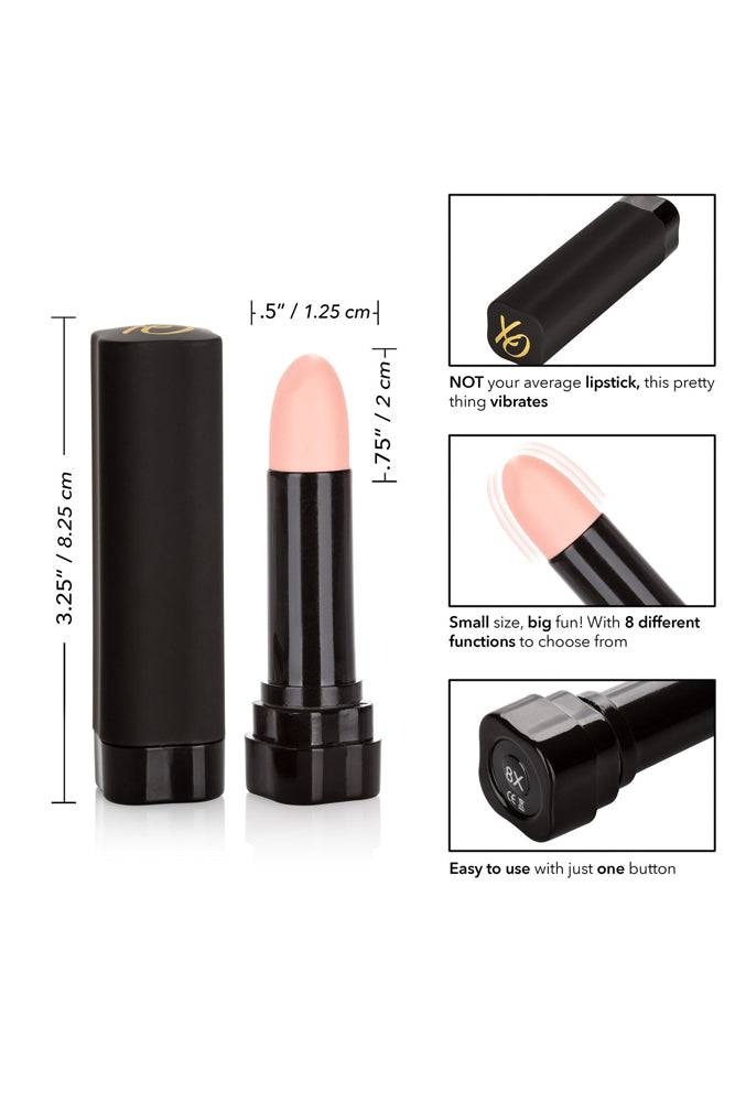 Вібратор-помада для кліторальної стимуляції CalExotic Hide & Play Lipstick, чорний