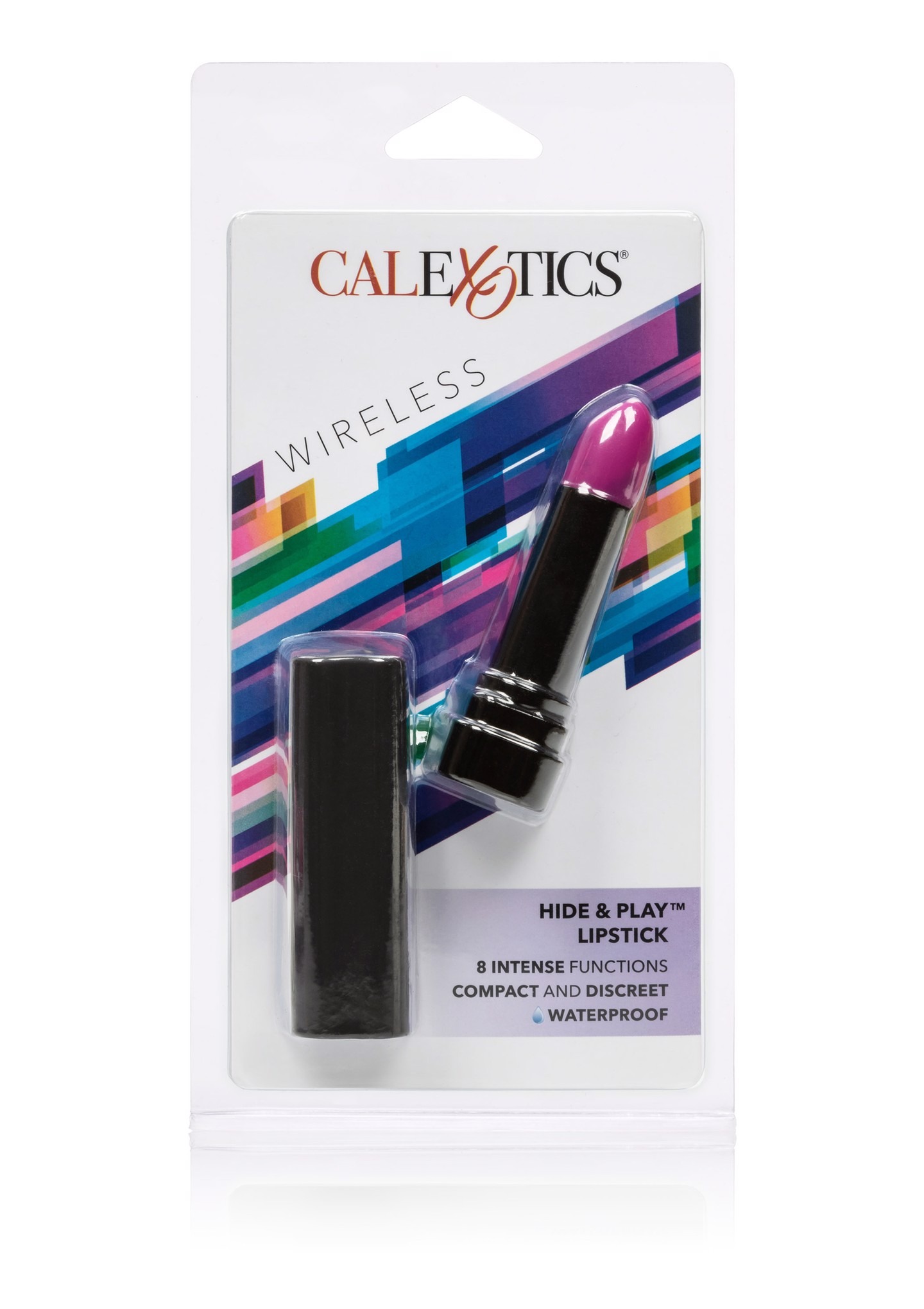 Вібратор-помада для кліторальної стимуляції CalExotic Hide & Play Lipstick, чорний