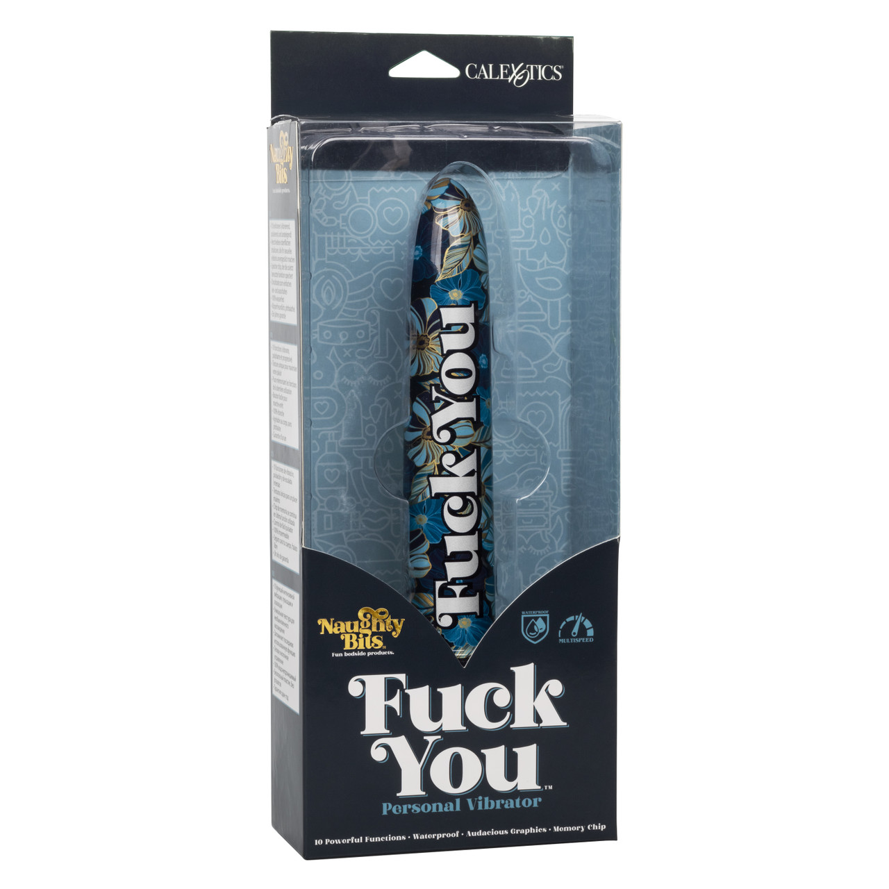Класичний вібратор CalExotics Naughty Bits: Fuck You Personal Vibrator - Free Shipping