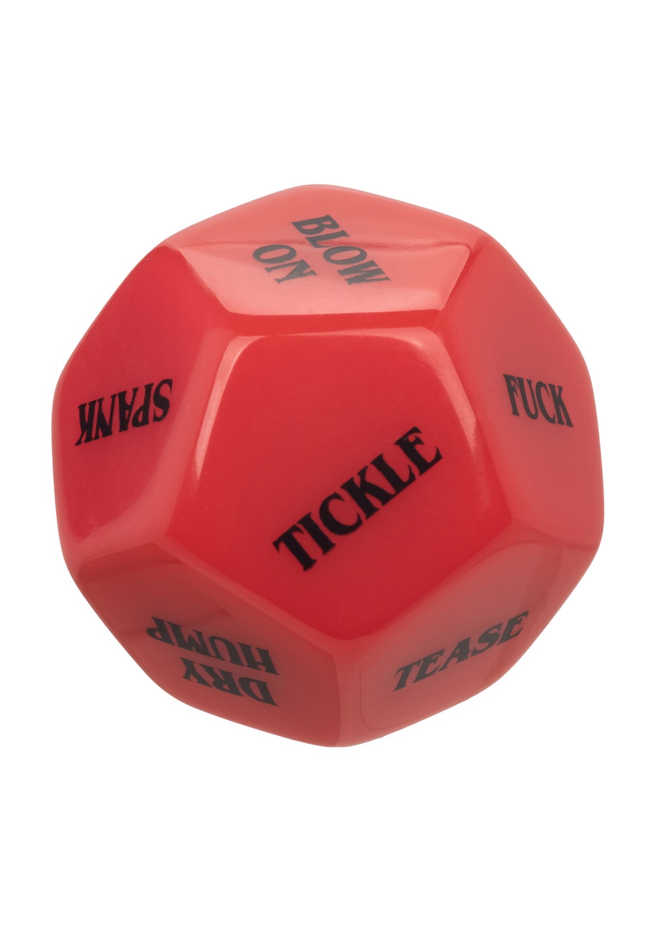 Гральні секс-кубики для пари CalExotic Roll Play-Naughty Dice Set, червоно-чорні