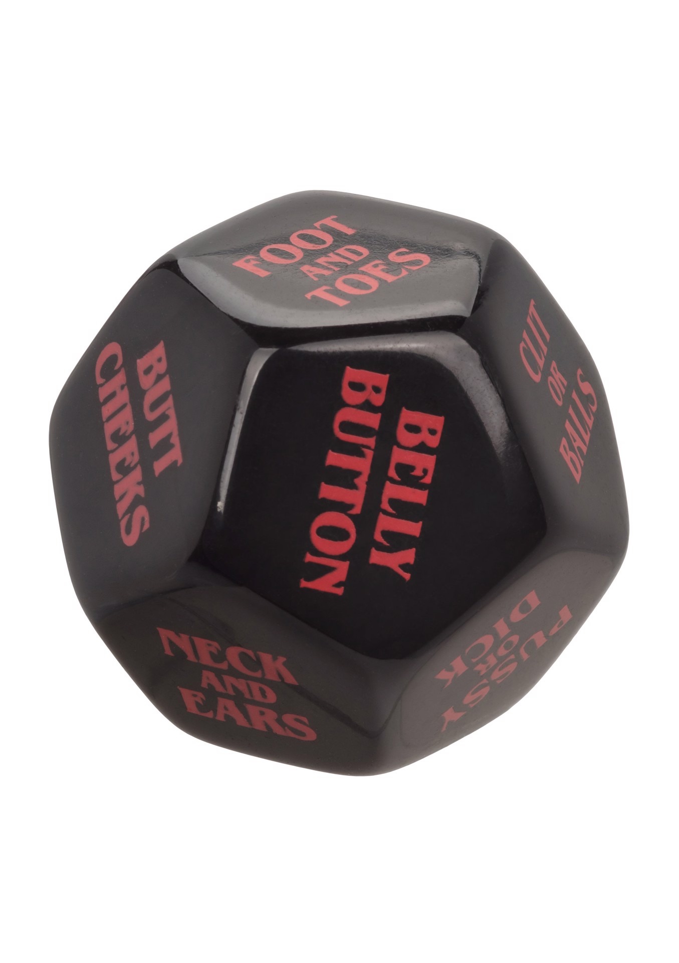 Гральні секс-кубики для пари CalExotic Roll Play-Naughty Dice Set, червоно-чорні
