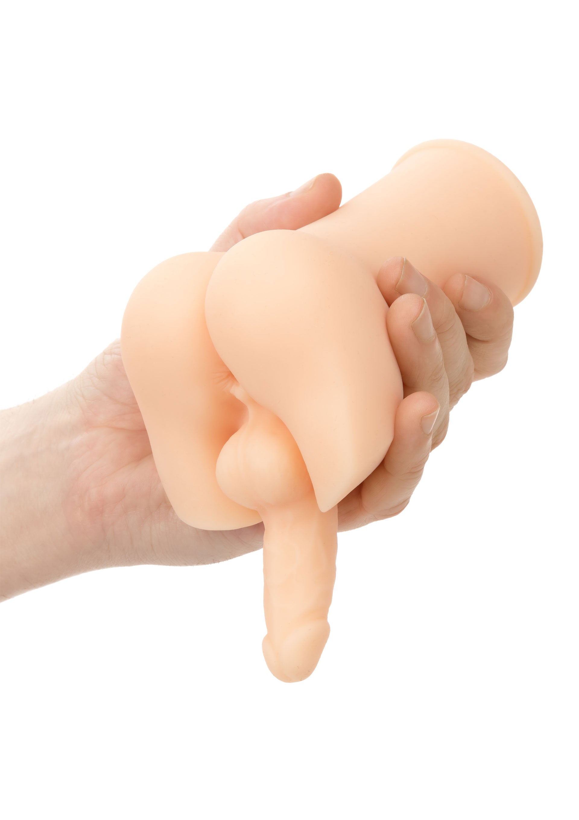 Мастурбатор реалістичний CalExotics The Wrestler Ass Stroker, попка з пенісом, 19,8 x 9 см