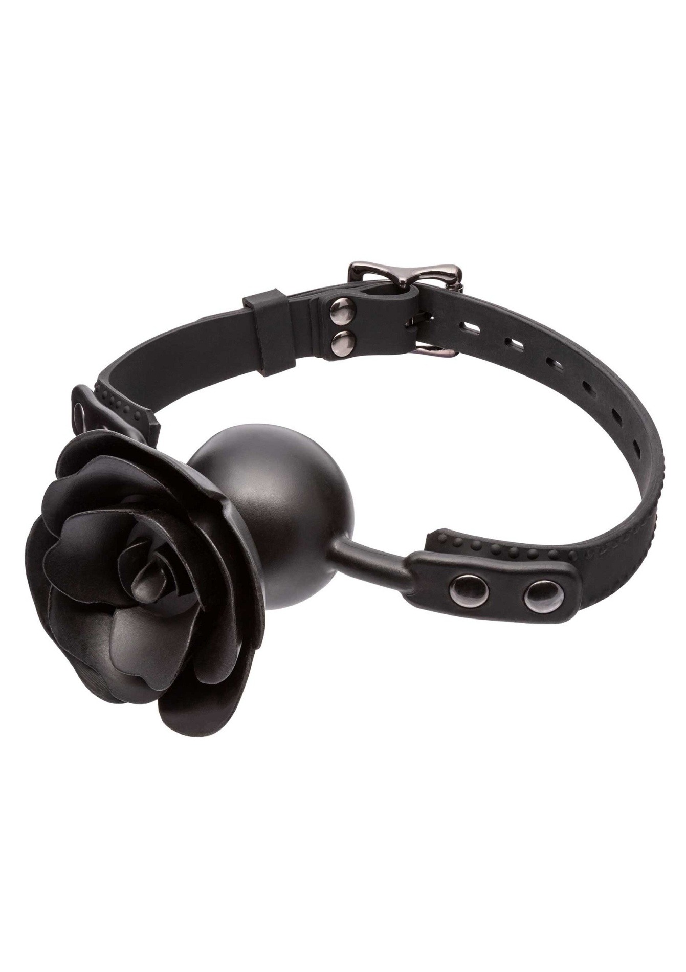Кляп зі знімною трояндою CalExotiс Removable Rose Gag, чорний