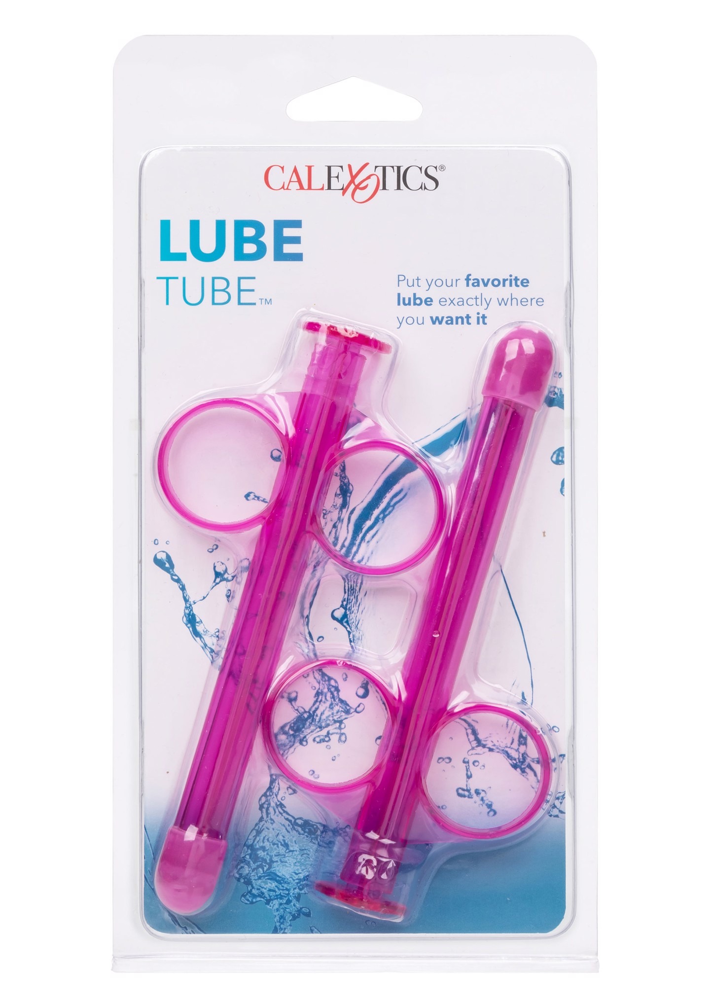 Набор шприцов для введения лубриканта California Exotic Lube Tube, розовый
