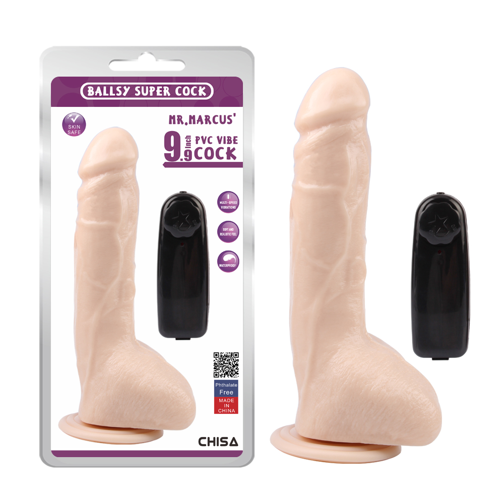 Вібратор на присосці Chisa Ballsy Super Cock MR.MARCUS' 9.9