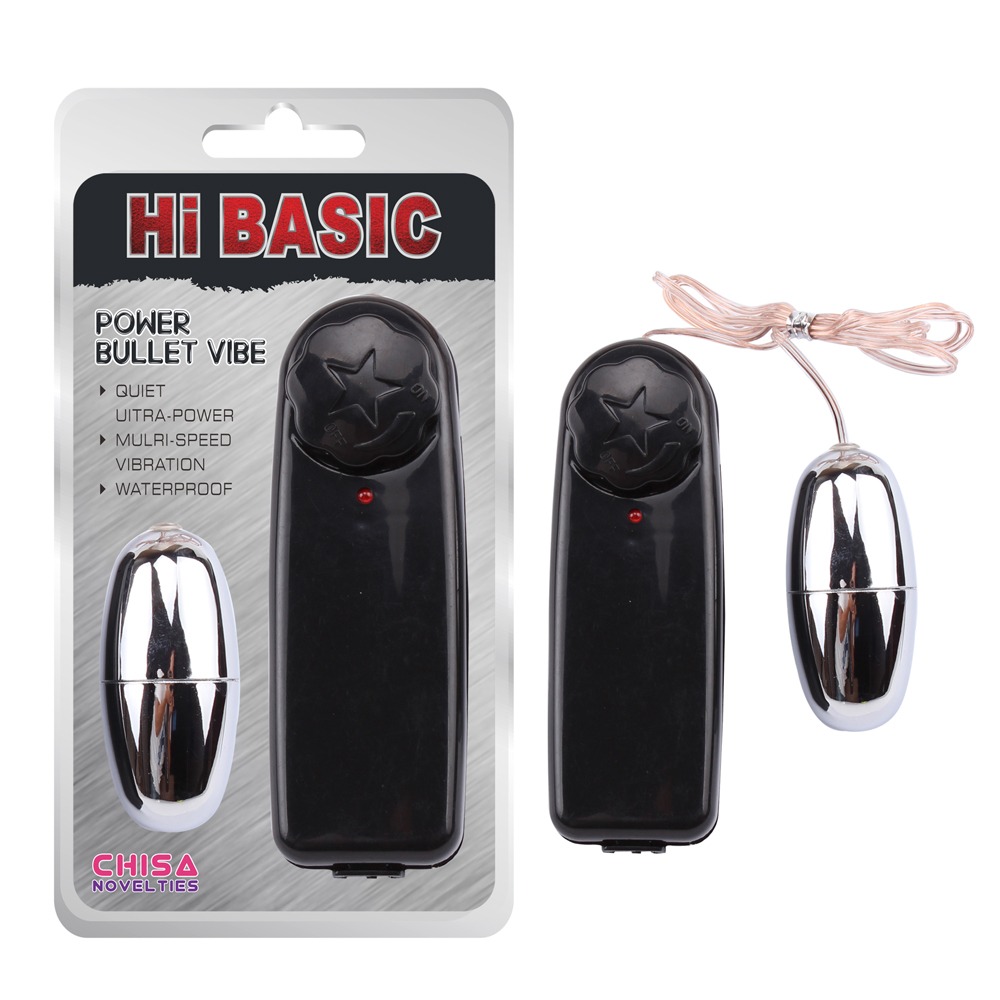 Віброяйце Chisa HI-BASIC Power Bullet Vibe з провідним пультом