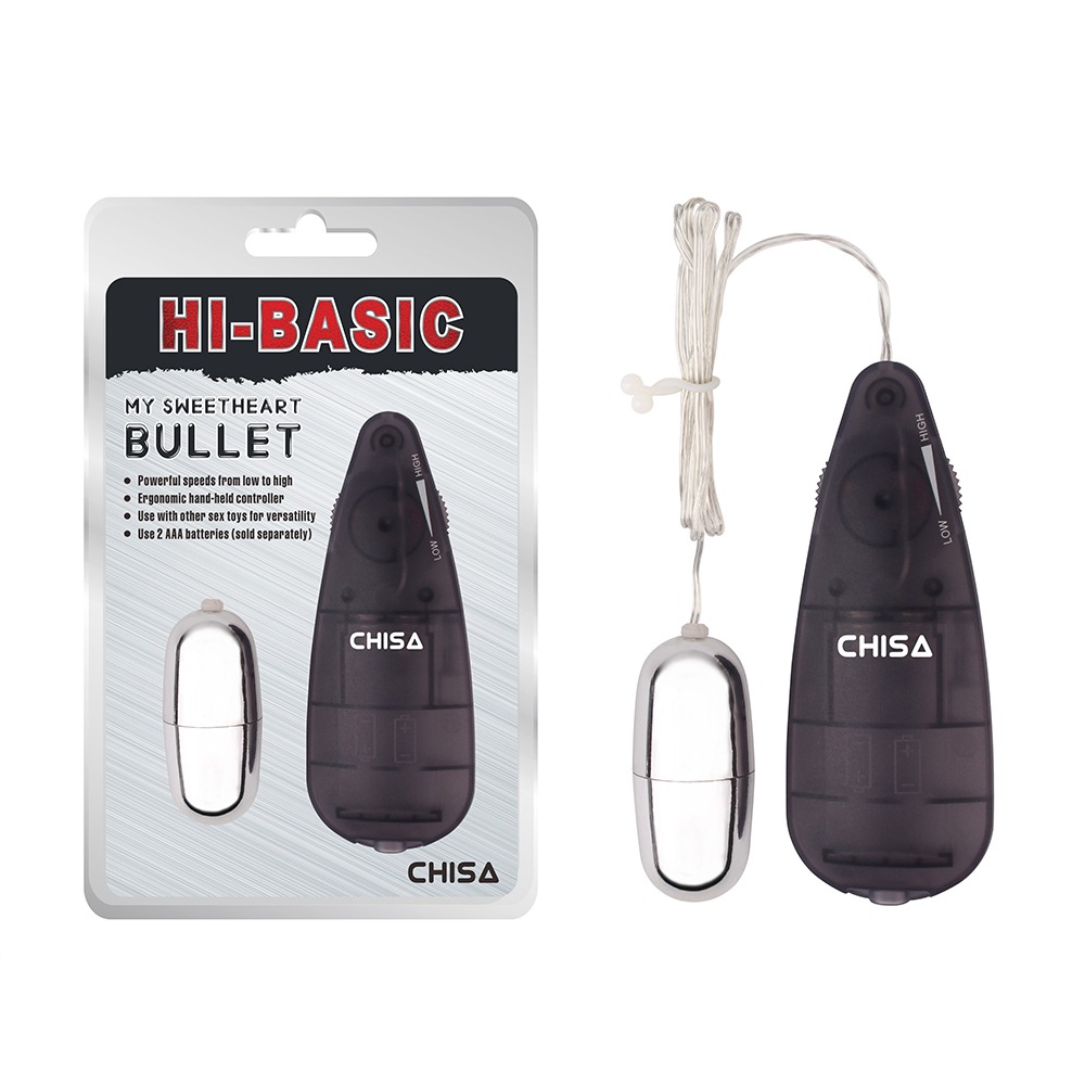 Вибропуля на пульте управления Chisa Hi-Basic, серебристый