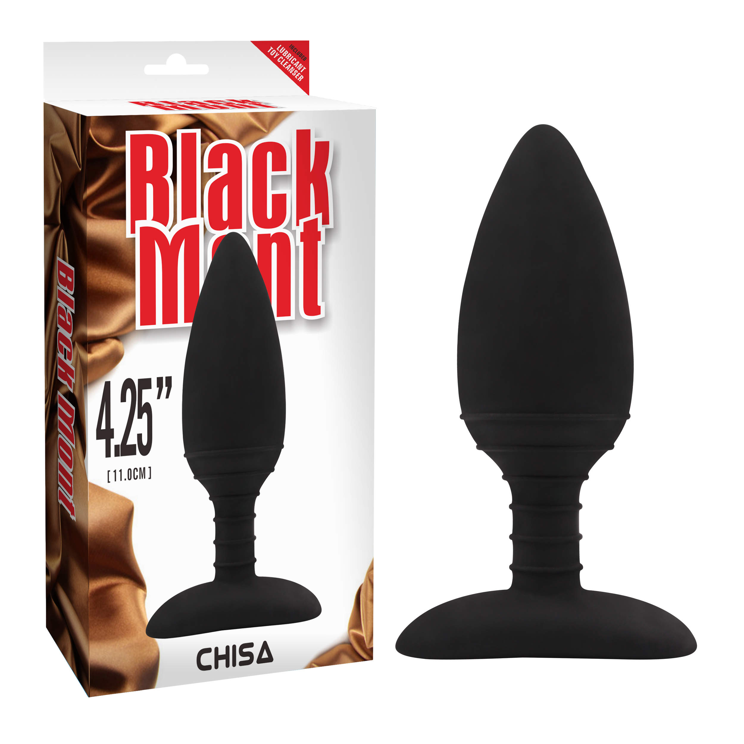 Анальна пробка з вібрацією Chisa Black Mont Anal Libido, чорна