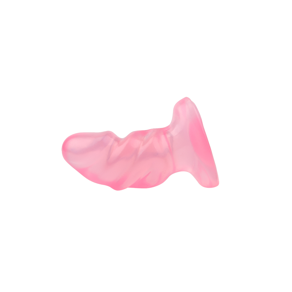 Рифлена анальна пробка Chisa Hi-Rubber Raging Mini Plug, рожева