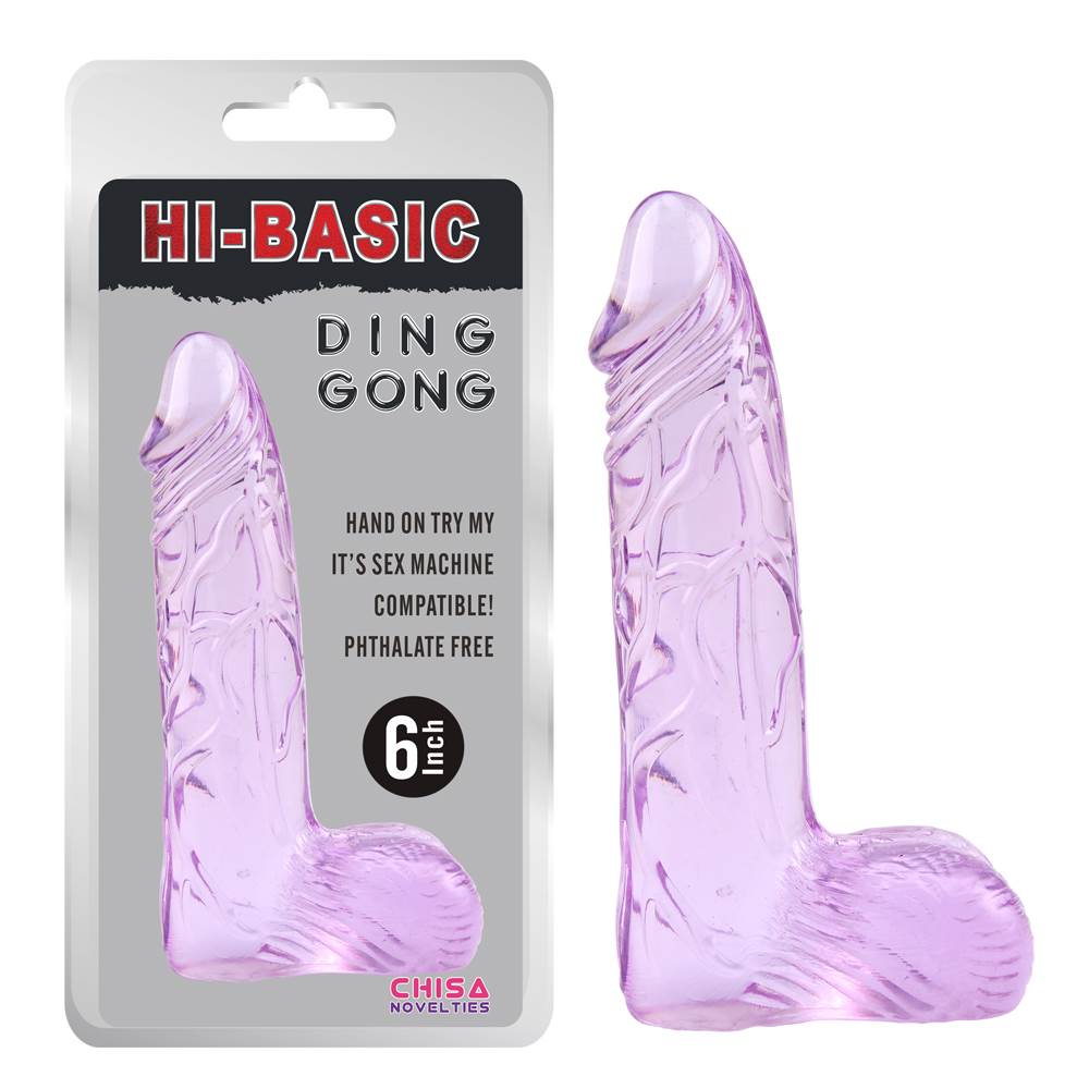 Фаллоимитатор с мошонкой Chisa Hi Basic Ding Dong 6