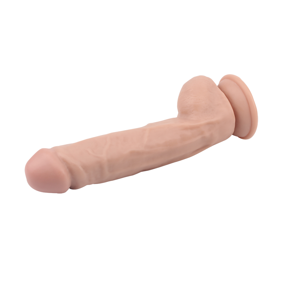 Фаллоимитатор беж Chisa Fashion Dude 8.9 Cock с мошонкой на присоске