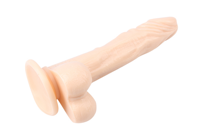 Фаллоимитатор с мошонкой на присоске Chisa Ballsy Super Cock, бежевый