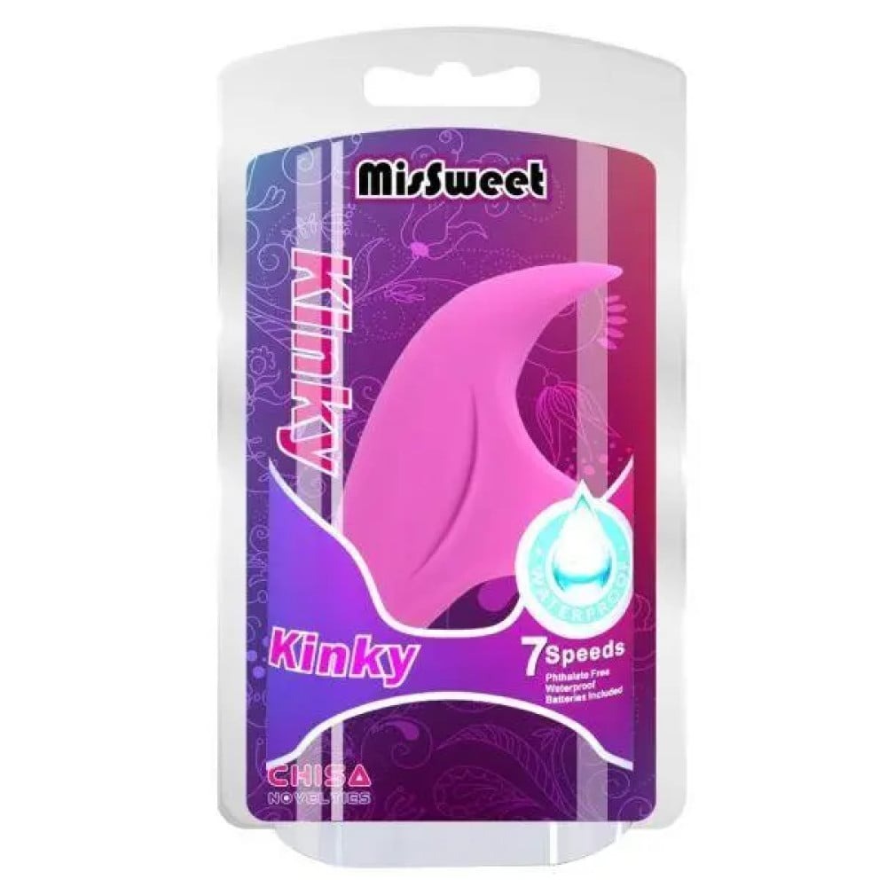 Вибратор на палец Chisa MisSweet для стимуляции клитора, розовый