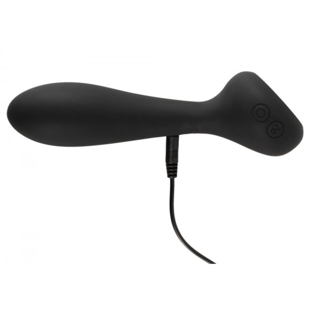Універсальний вібратор із обігрівом CUPA Warming Vibrator двосторонній, чорний, 17.3 см