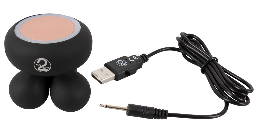 Міні-масажер з функцією підігріву, універсальний CUPA Warming Mini Massager чорний