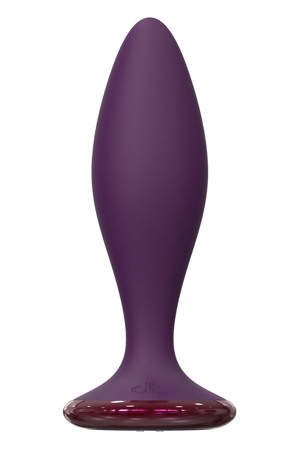 Анальний вібратор Dreamtoys Glam з пультом, фіолетовий, 12.8 см