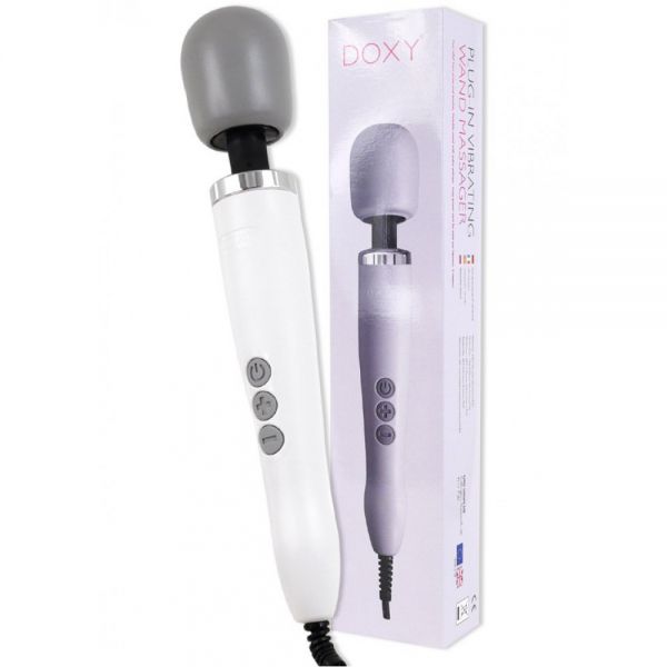 Вібромасажер-Мікрофон DOXY Wand Massager, білий