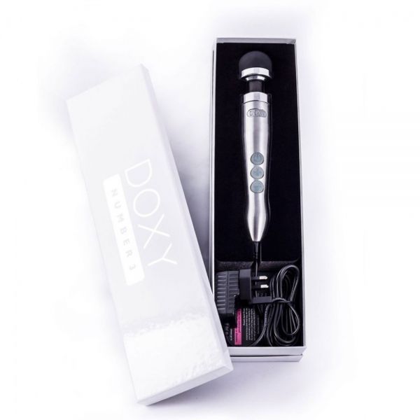 Вібромасажер-мікрофон DOXY Number 3 Satin Finish, Silver