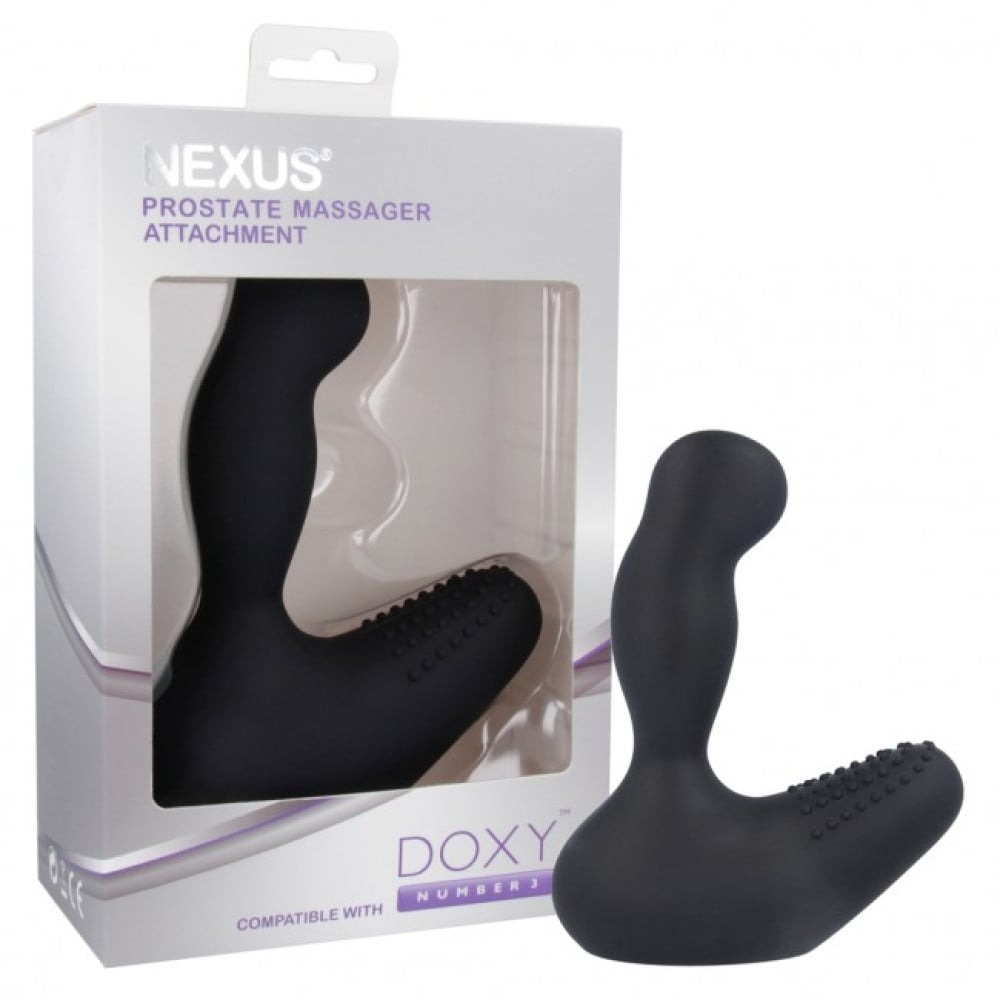 Масажер простати Nexus Prostate Attachment-насадка для мікрофона Doxy, чорний