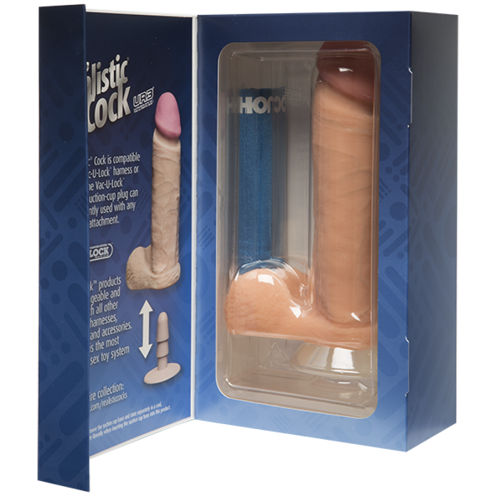 Фалоімітатор Doc Johnson the Realistic Cock, 23 х 5 см