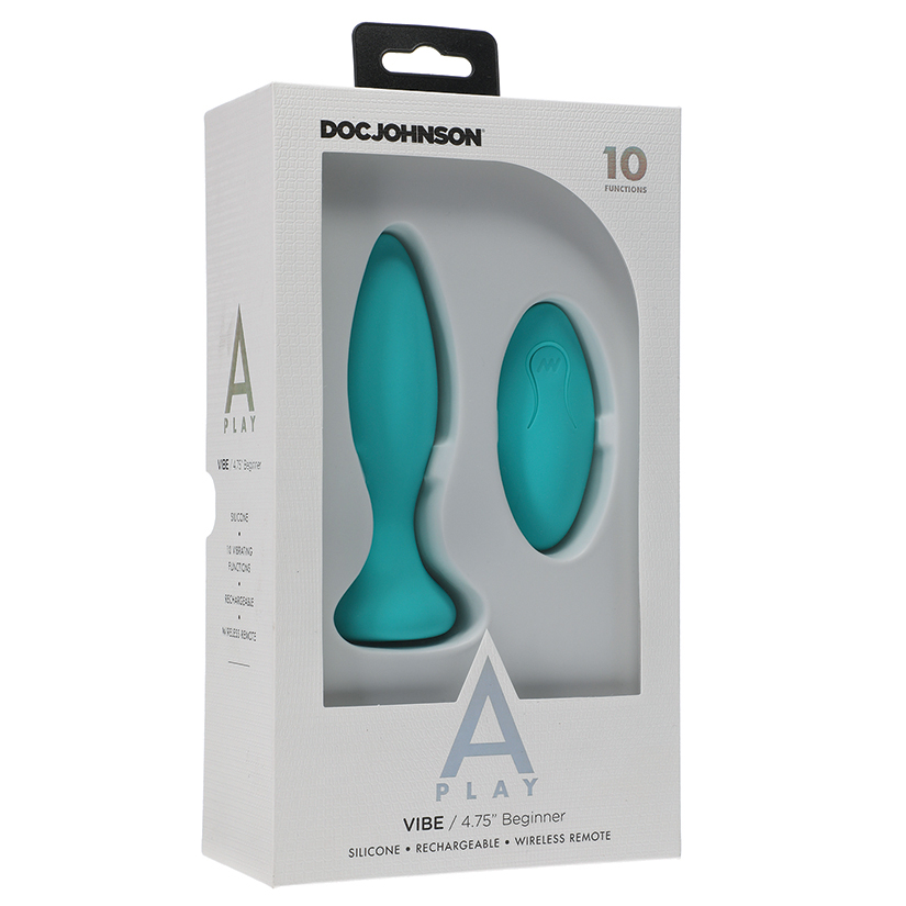 Анальна пробка з вібрацією на пульті керування Vibe Beginner Vibrating Butt Plug