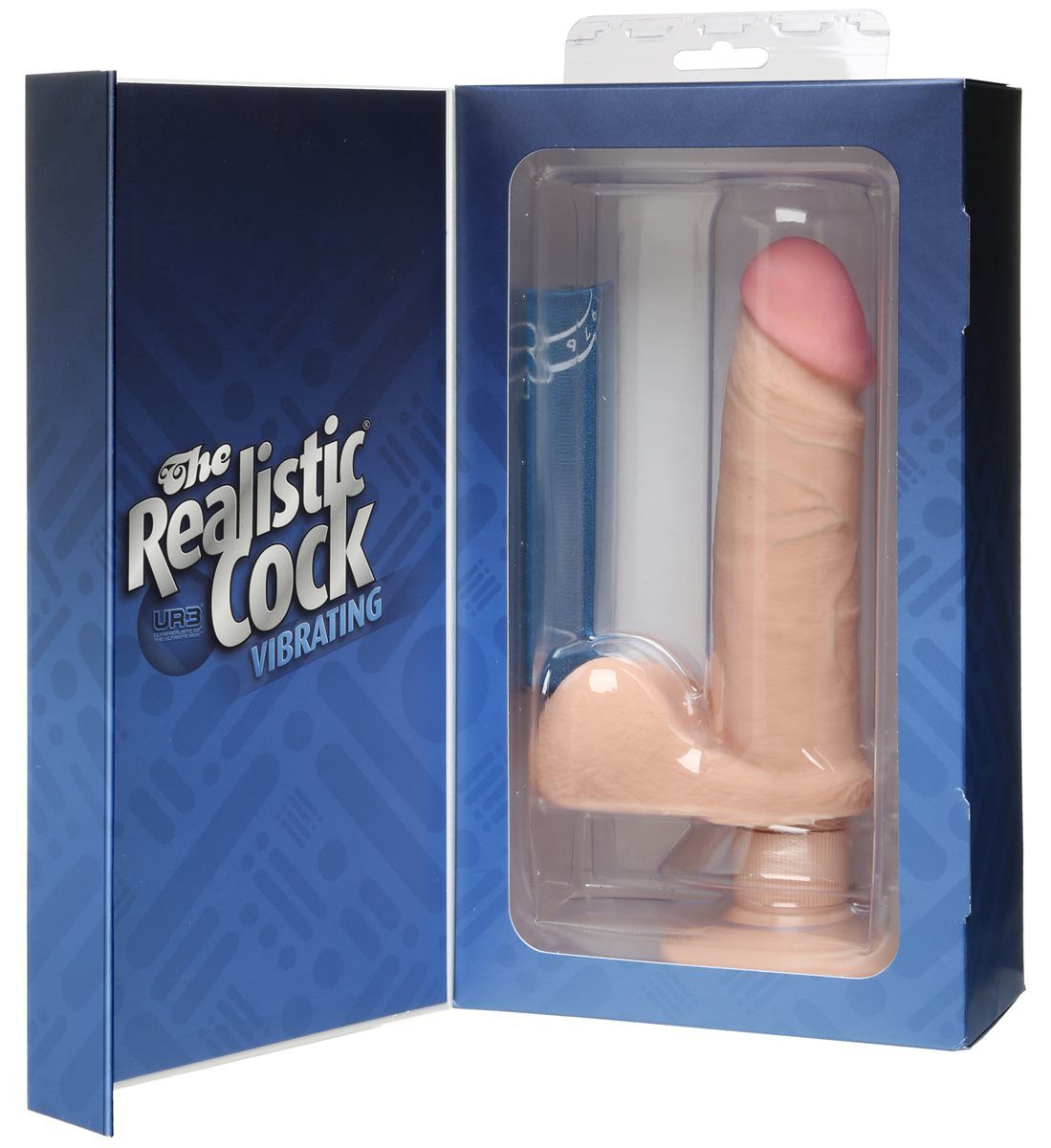 Вібратор з присоскою Vibrating Realistic 6 Inch Ultraskyn Ur3 Cock - White