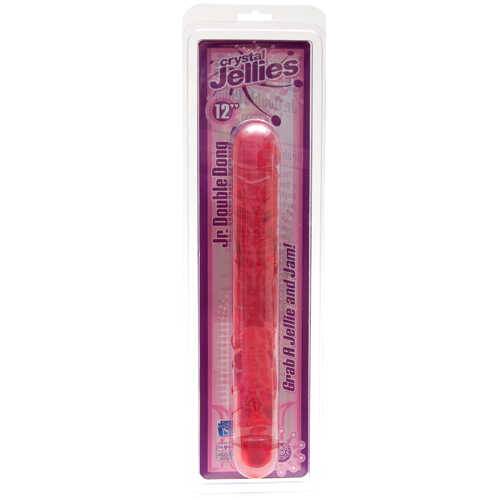 Фалоімітатор подвійний Doc Johnson Crystal Jellies JR Double Dong