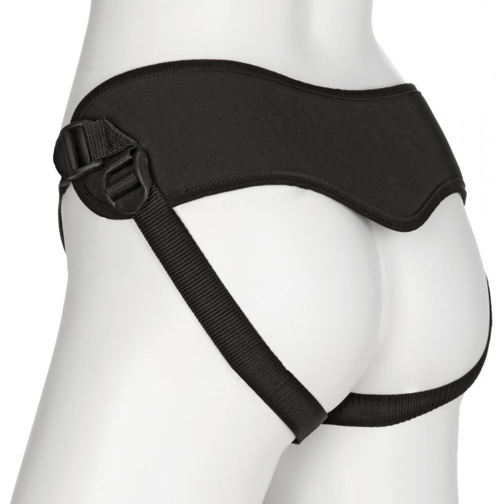 Трусики для страпона универсальные Doc Johnson с уплотненной спинкой Supreme Harness w. Plug