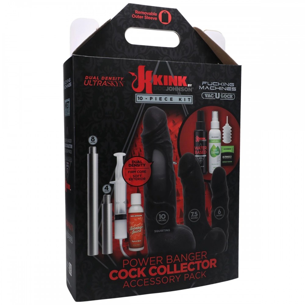Комплект аксесуарів для секс-машини Power Banger Cock 8 Piece Kit