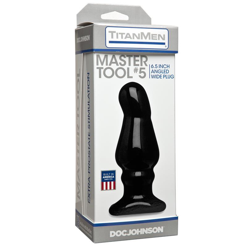 Велика анальна пробка Doc Johnson TitanMen Master Tool No.5