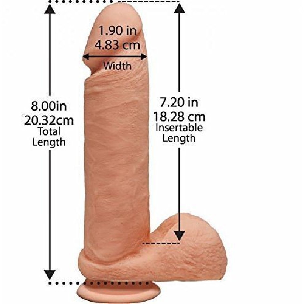 Фалоімітатор Doc Johnson Perfect d 8, 22 х 5 см