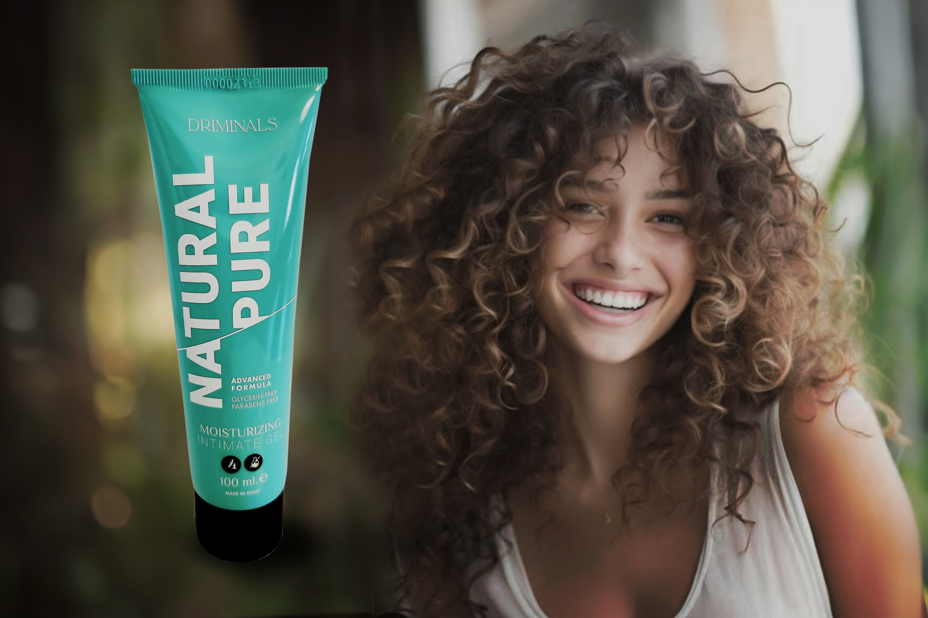Лубрикант на водній основі Driminals Natural Pure для чутливої ​​шкіри, 100 мл