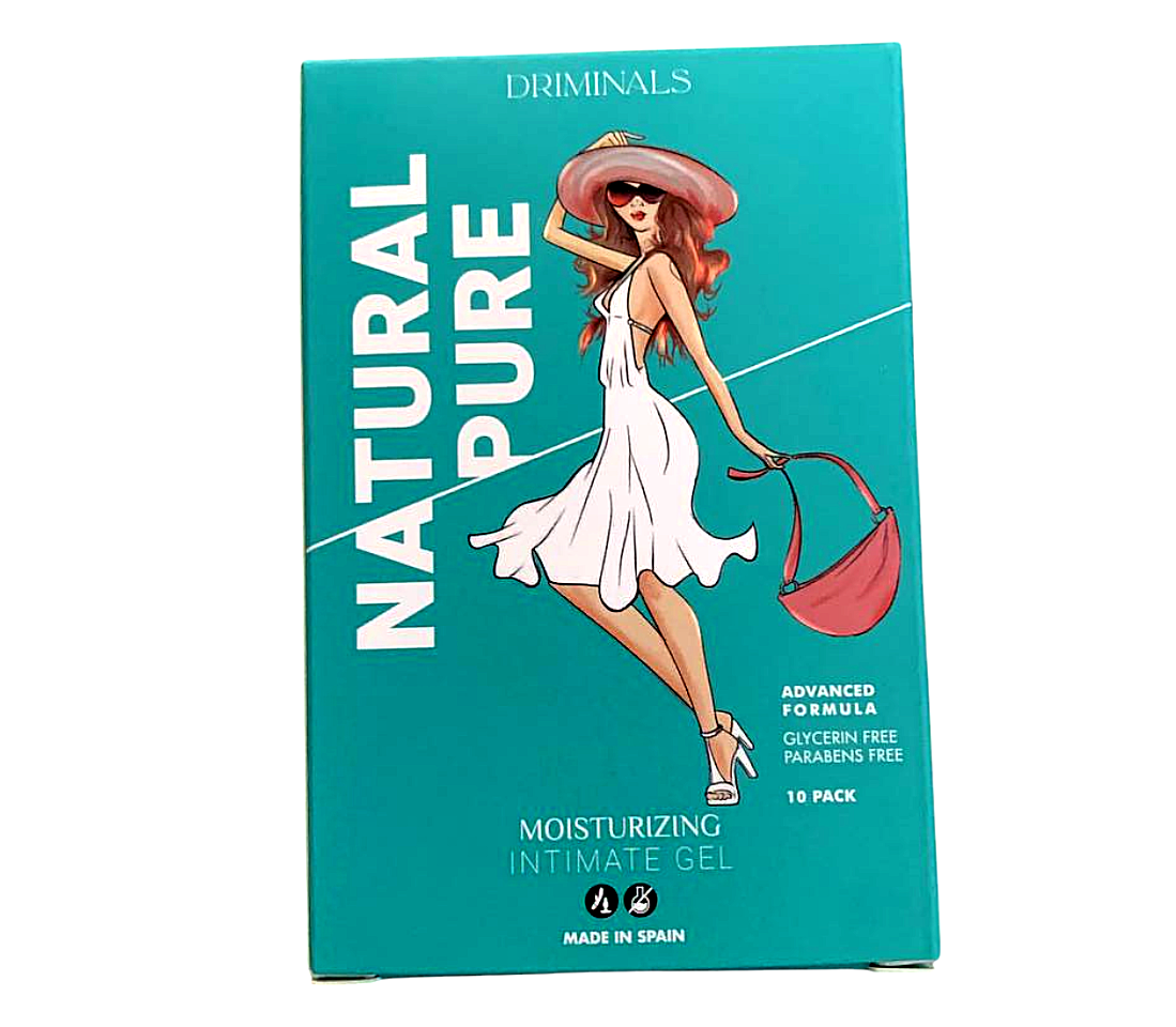 Пробник/Лубрикант на водній основі Driminals Natural Pure для чутливої ​​шкіри, 4 мл