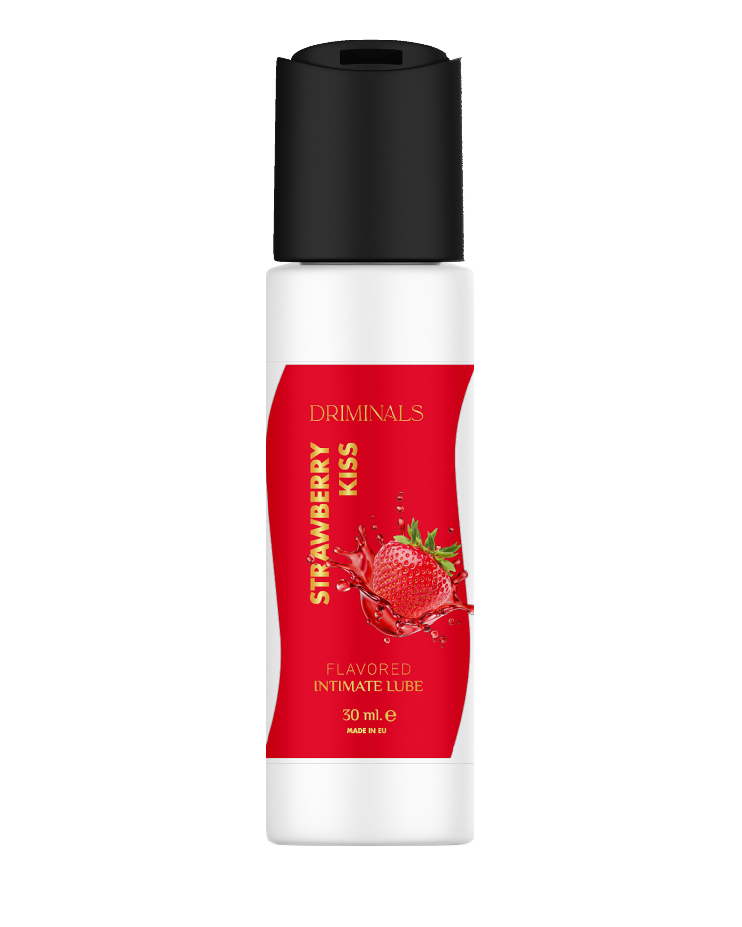 Їстівний лубрикант Driminals Kiss Strawberry зі смаком полуниці, 30 мл