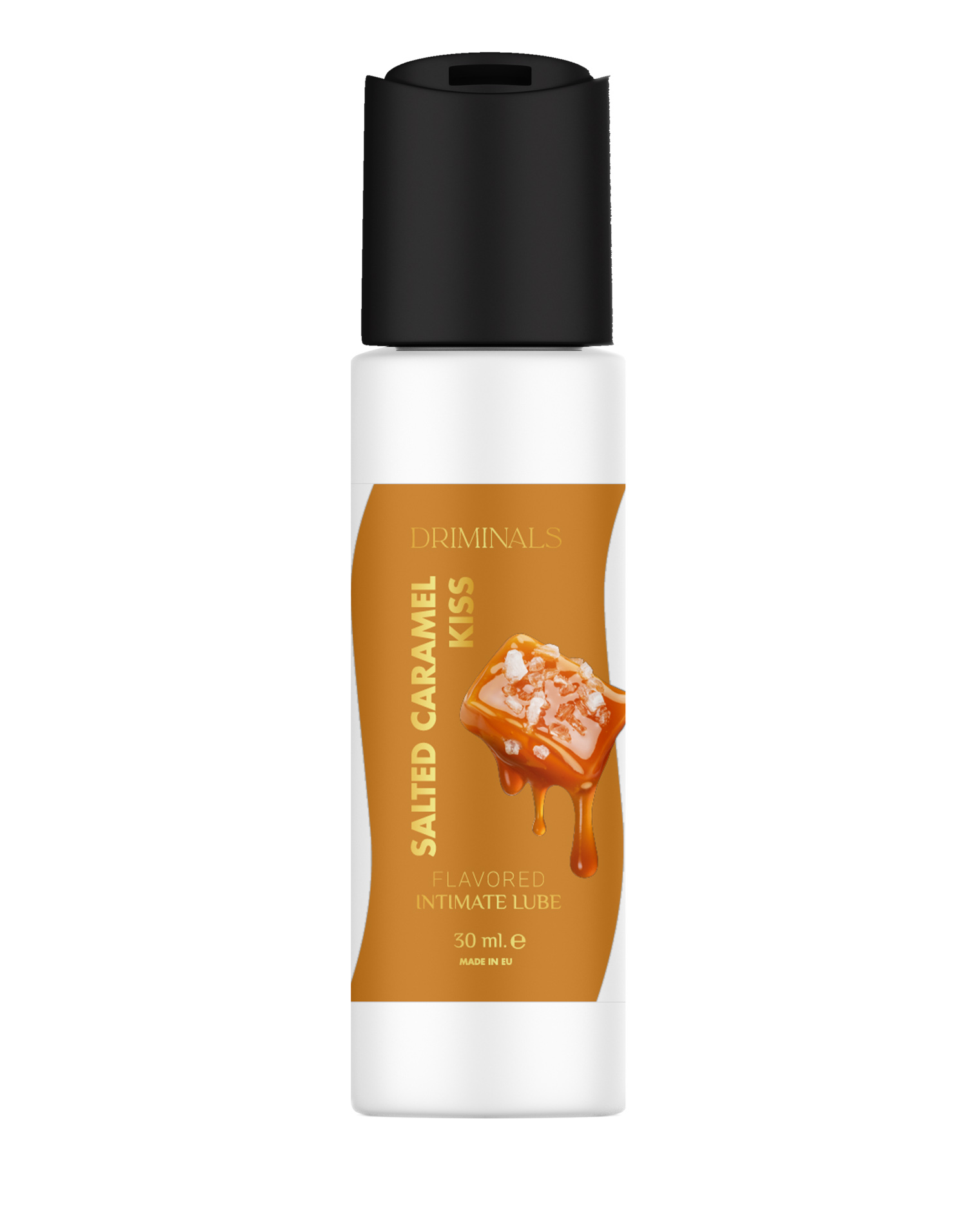 Їстівний лубрикант Driminals Kiss Salted Caramel зі смаком солоної карамелі, 30 мл