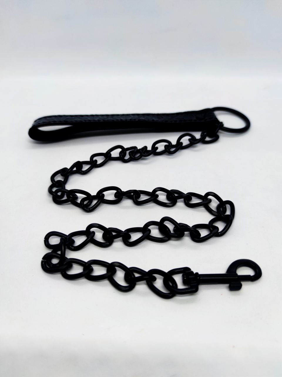 Нашийник з повідцем DS Fetish Collar with leash black iron