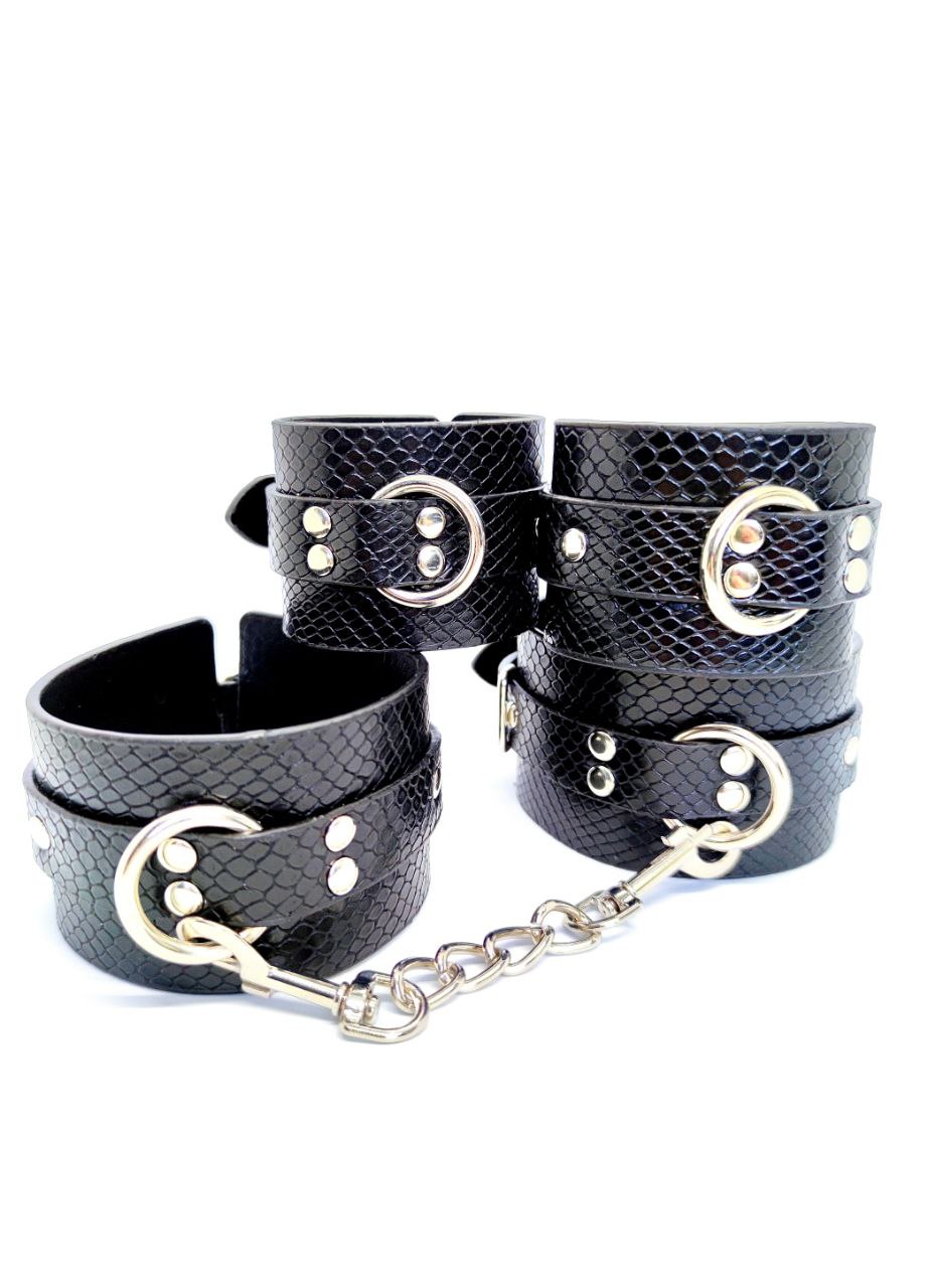 Система фіксації DS Fetish Ankle and hand cuff black