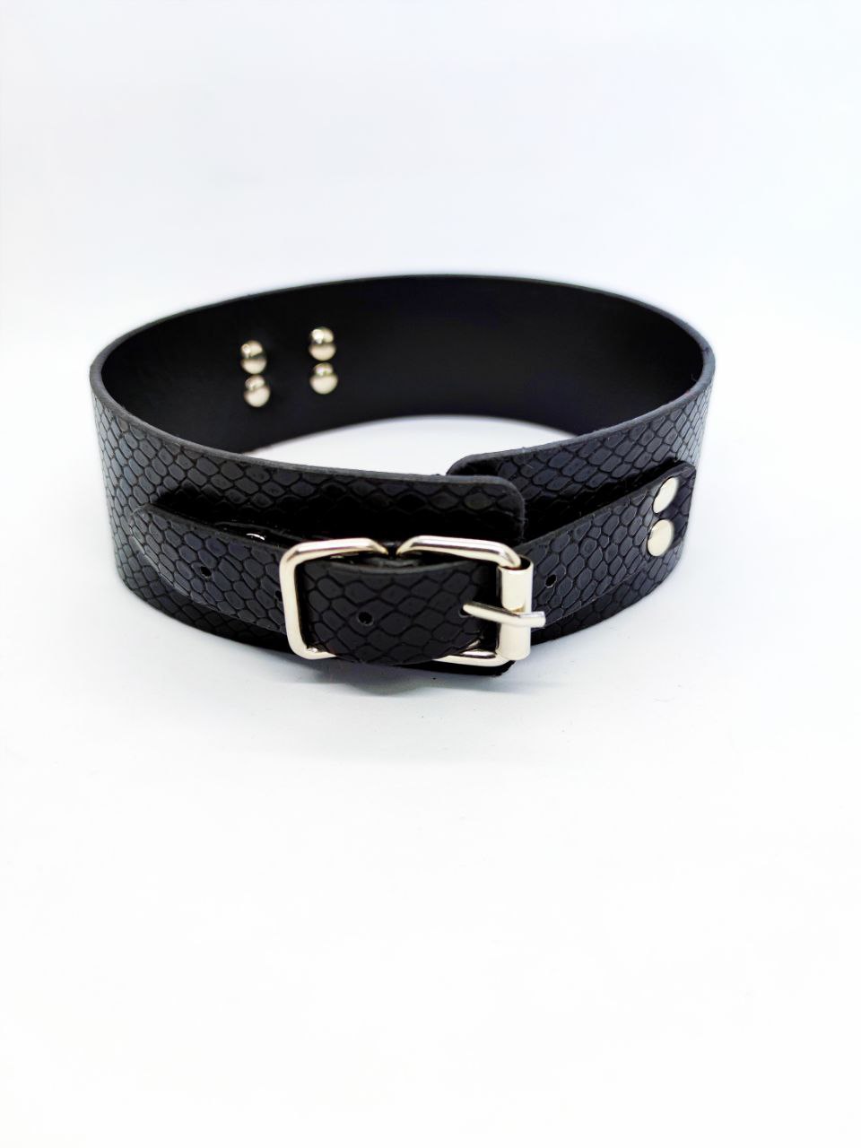 Нашийник з повідцем DS Fetish Collar with leash black