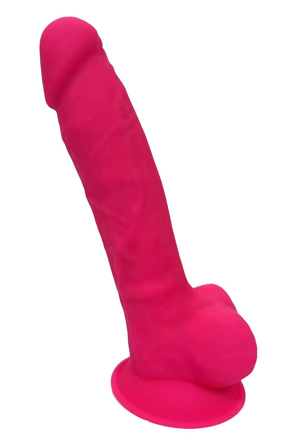 Фалоімітатор реалістичний Dream Toys Real Love на присосці з яєчками, рожевий