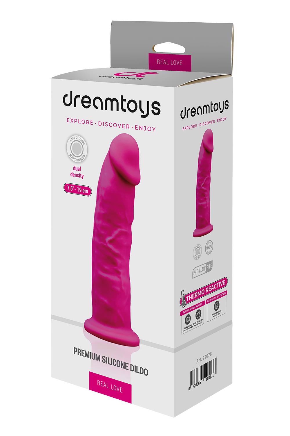 Фалоімітатор реалістичний Dreamtoys Real Love на присосці, рожевий