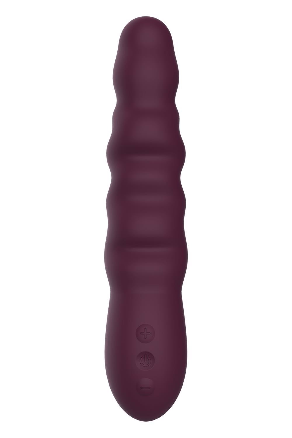 Класичний вібратор рельєфний Dream Toys ESSENTIALS Ripped Power Vibe, фіолетовий
