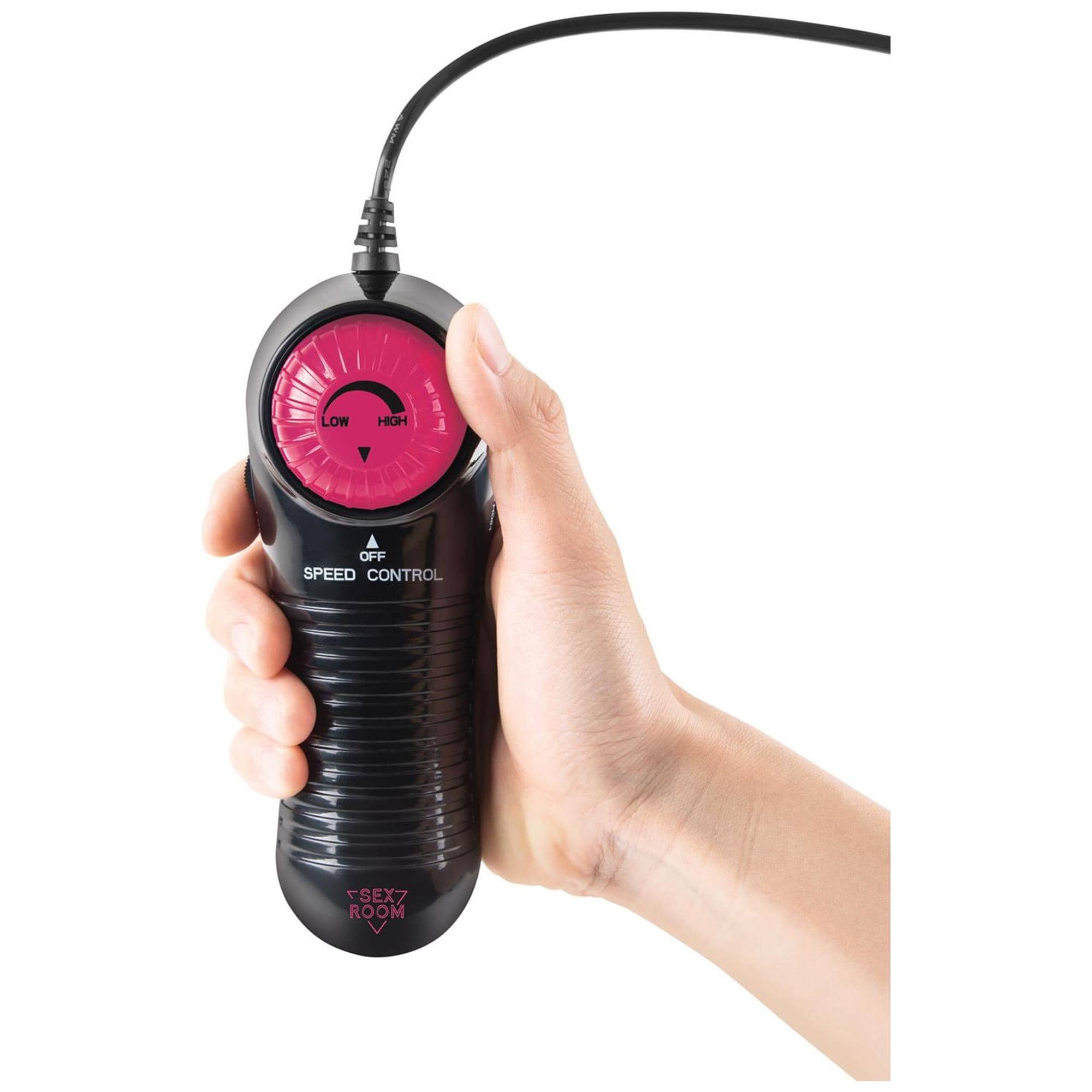 Секс-машина Dreamtoys Sex Room Sex Machine з насадками та пультом, чорна